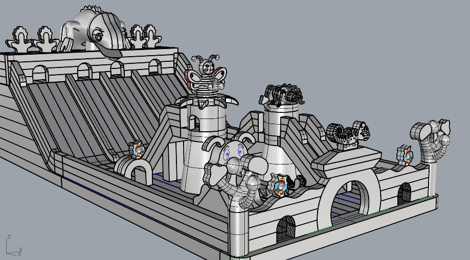 10*20变色龙滑梯