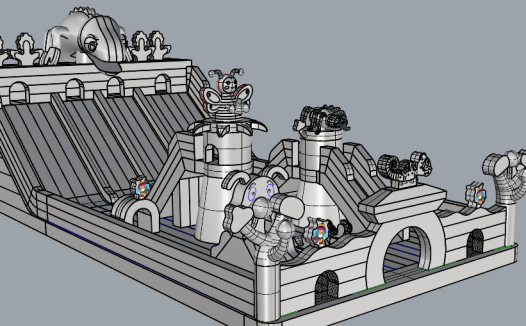 10*20变色龙滑梯