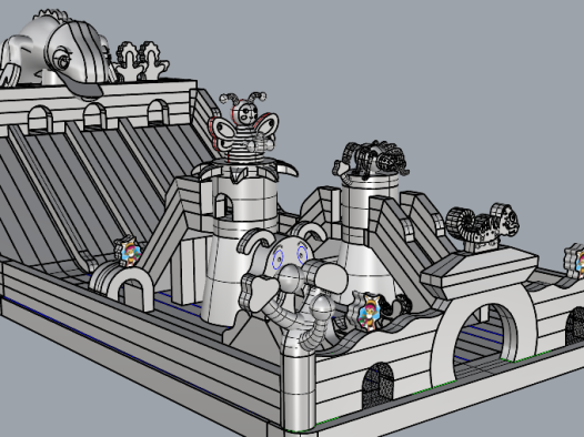 10*20变色龙滑梯